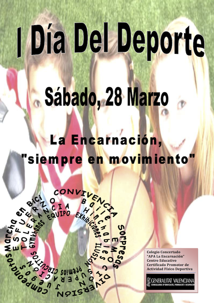 Día del Deporte. 28 marzo