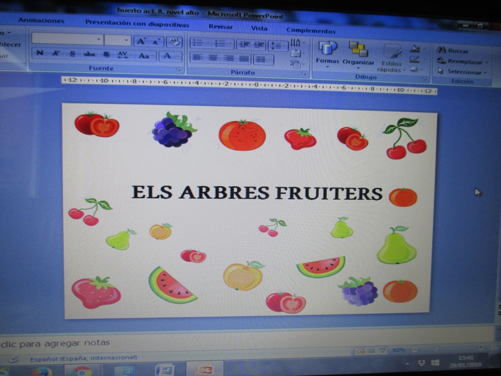 Es el turno de los frutos de la planta