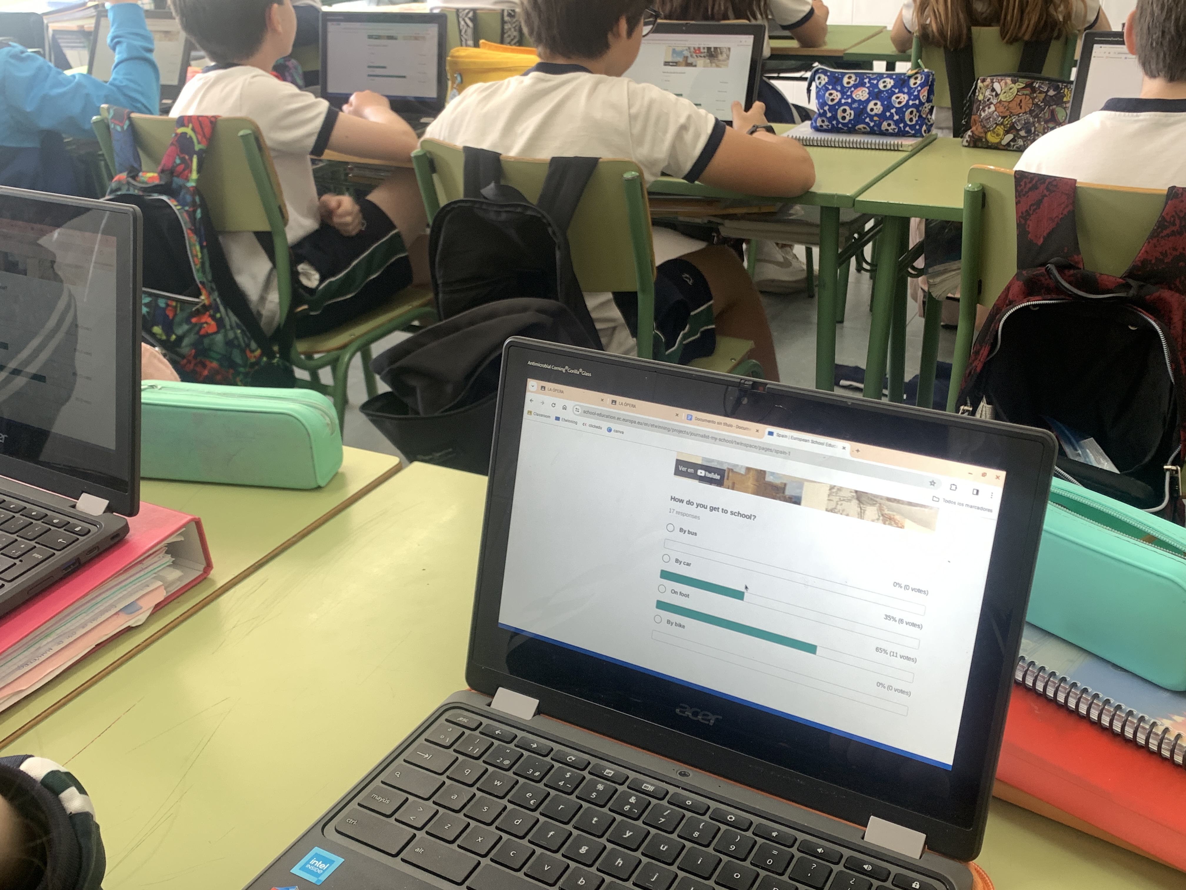 Journalist for my school. Are we a green school?