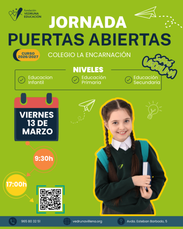 Jornada de puertas abiertas CURSO 2026/2027