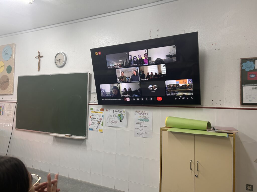 Our first videoconference - Citizens without borders.
